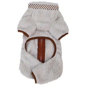 JGJJUGN Winter Dog Coat for Small Medium Large Dogs, Stylish Pet Jacket with Built-in Leash Rings, Warm Dog Apparel for Cold Weather, Cozy Zippered Dog Clothing, Functional Pet Wear