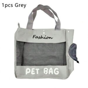 IFRINID Pet Carrier Bag for Small Dogs and Cats, Breathable Oxford Cloth Tote Carrier with Mesh Window and Adjustable Head Opening