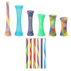 CozyFiel Cat Spring Tube Toy, Indoor Interactive Coil Kitten Toy for & Scratch, Random Colors
